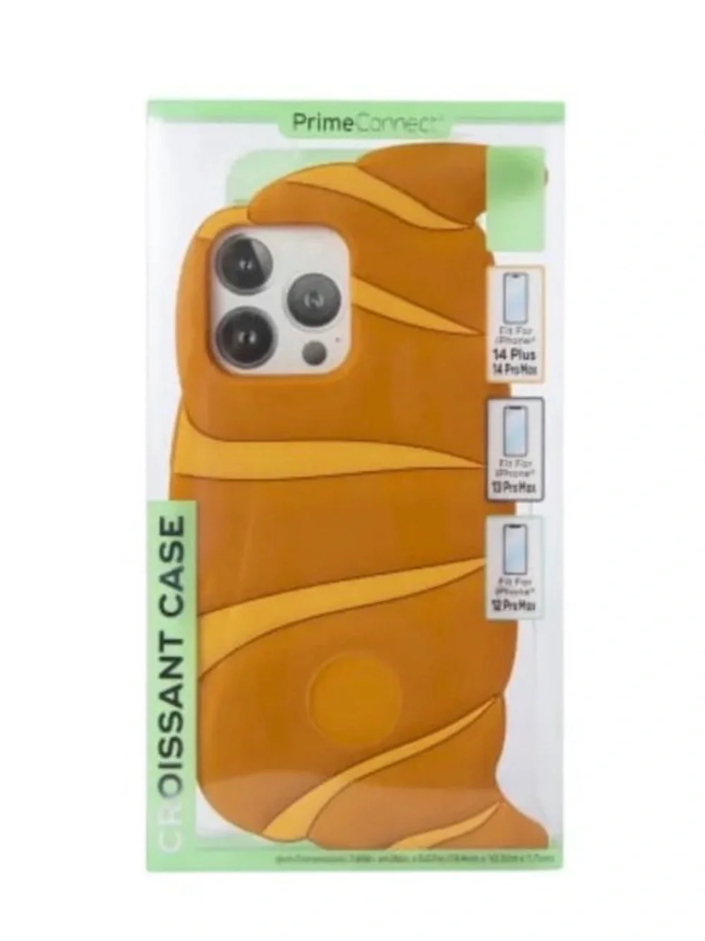 Croissant Yellow/orange Phone Case (Fits 12/13/14 Pro Max)